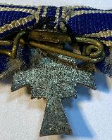 WW2 German Miniature Mother's Cross In Silver 