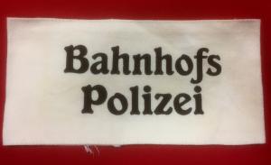 Replica  WW2 German Bahnhofs Polizei Armband