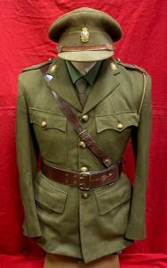 WW2 British Royal Army Ordnance Corp Officer's Tunic,Cap & Uniform Items