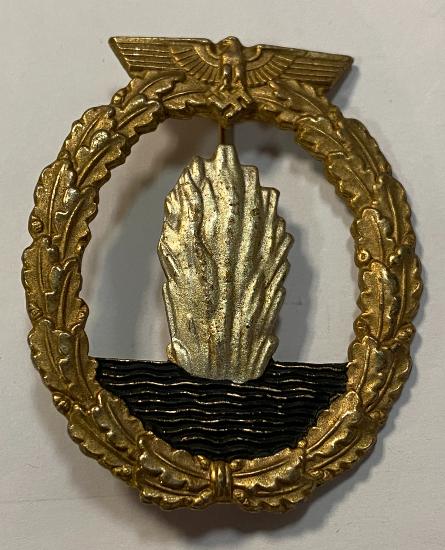 Replica WW2 German Minesweeper's Badge