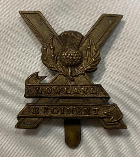 Replica WW2 Lowland Division Cap Badge 