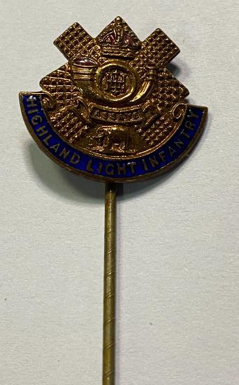 WW2 Highland Light Infantry Stick Pin