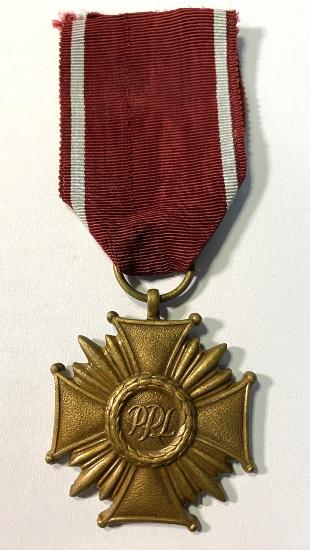 Polish PRL Cross Of Merit Bronze Medal