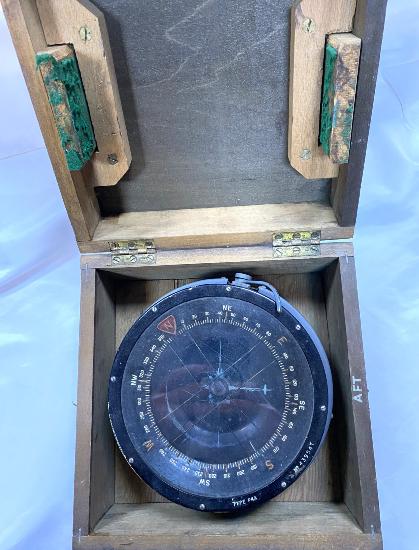 WW2 British Type 4A Compass In Transit Box