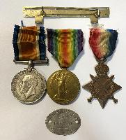 WW1 Army Service Corp Trio With ID Disc