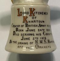 WW1 British Lord Kitchener Porcelain Bust 