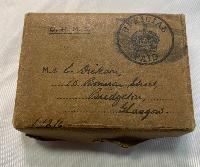 WW2 British Medal Box & Slip