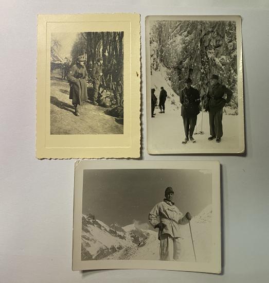 WW2 German Gebirgsjager Photographs