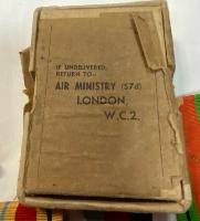 WW2 British Five Medals With Transit Box & Entitlement Slip