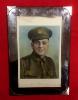 WW1 British Soldier Glass Framed Photograph