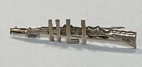 WW1 Highland Light Infantry Silver Hallmarked Martini Henry Badge