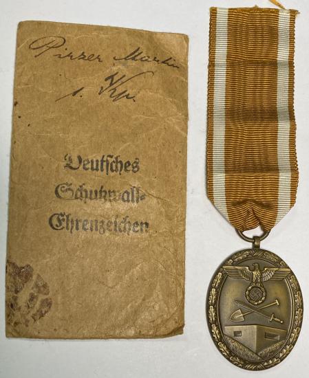 WW2 German West Wall Medal