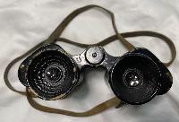 WW2 British binoculars 8x with original case and neck strap.