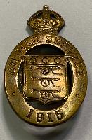 British 1915 War Service Badge