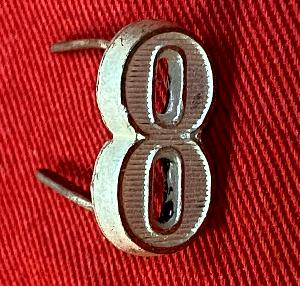 WW2 German Senior NCO Number '8' Shoulderstrap Cypher