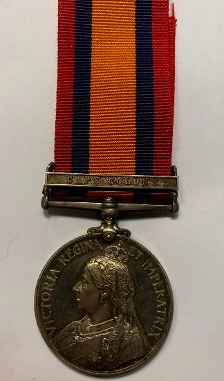 Queen's South Africa Medal Duke Of Edinburgh Volunteer Rifles