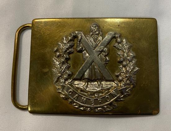 Cameron Highlanders Waist Belt Plate