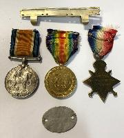 WW1 Army Service Corp Trio With ID Disc