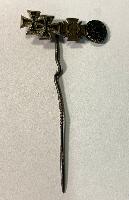 WW1 German Iron Cross 1st & 2nd Class, Cross Of Honour, Wound Badge Lapel Stickpin