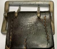 WW2 German Army Officers Belt With Two Prong Buckle