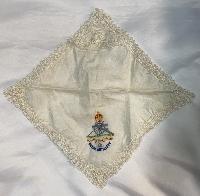 WW1 Royal Artillery Embroidered Silk Handkerchief