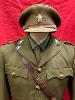 WW2 British Royal Army Ordnance Corp Officer's Tunic,Cap & Uniform Items