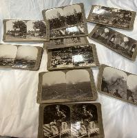 WW1 Stereoview Viewfinder Battlefield Photo Cards