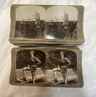 WW1 Stereoview Viewfinder Battlefield Photo Cards