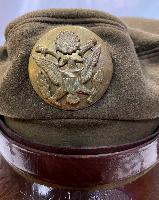 WW2 U.S.A.A.F. NCO/EM Private Purchase Crusher Visor Cap With Headphones