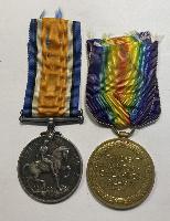 WW1 British Medal Pair  To Seaforth Highlanders