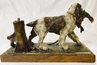 1930's Spaniel With Pheasant In Mouth Striker