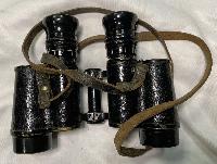 WW2 British binoculars 8x with original case and neck strap.