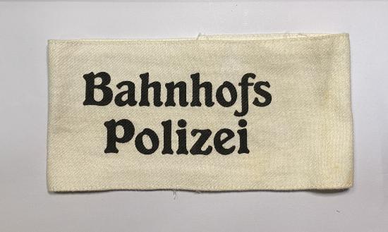 Replica  WW2 German Bahnhofs Polizei Armband