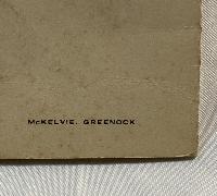 WW2 British Greenock Welcome Home Card 