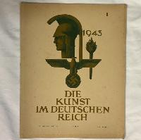 WW2 German Die Kunst Im Deutschen Reich 1943