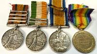 British QSA/KSA & WWI Medal Group