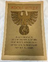 WW2 German Wochenspruch Adolf Hitler Propaganda Poster