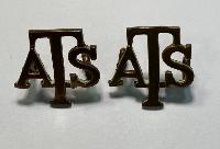 WW2 British A.T.S. Collar Badges