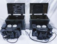 WW2 British Set F MKII Field Telephones In Transit Boxes