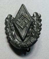 WW2 German Hitler Youth 1941 Sportsfest Badge