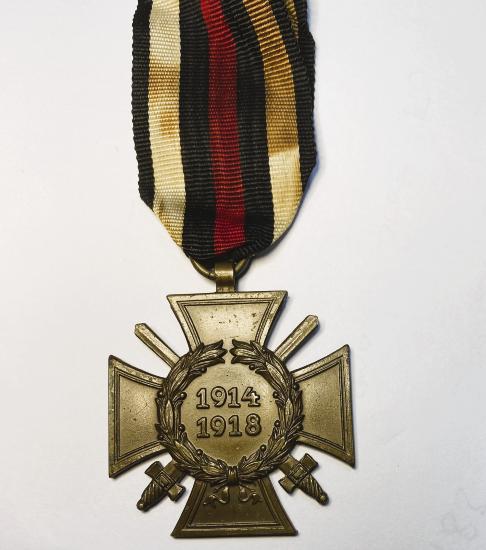 WW2 German Cross Of Honour With Swords