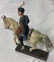 WW2 German Lineol Mussolini Mounted Figure