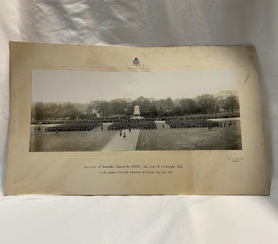 Grenadier Guards Inspection 1929 Carded Photograph 