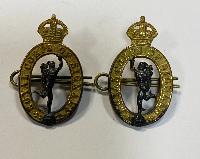 Royal Corp Of Signals Officer's 1st Pattern Collar Badges