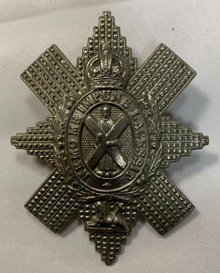 WW2 Black Watch Cap Badge