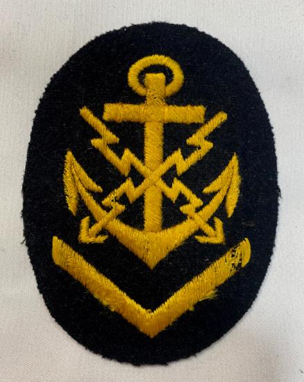 WW2 German Kriegsmarine Senior Teletypist NCO's Career Sleeve Insignia