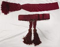 Canadian Officers Red Sash And Waist Belt