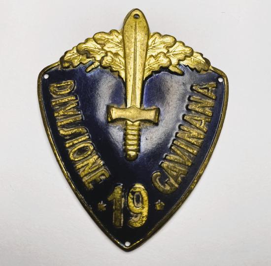 WW2 Italian Division 19 Gavinana Shield