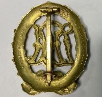  German DRA Badge In Gold