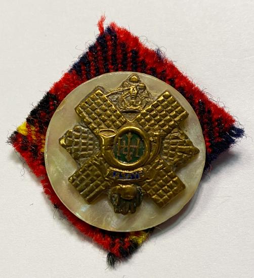 WW2 Highland Light Infantry Sweetheart Brooch